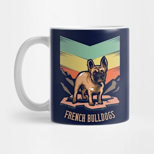 French Bulldogs | Retro design for Dog Lovers Mug